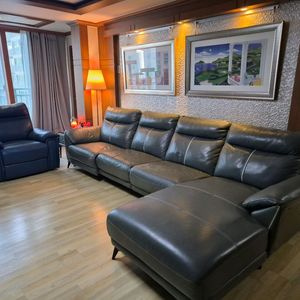 4인용 리클라이너 쇼파+1인 리클라이너 쇼파 나눔해요 이미지