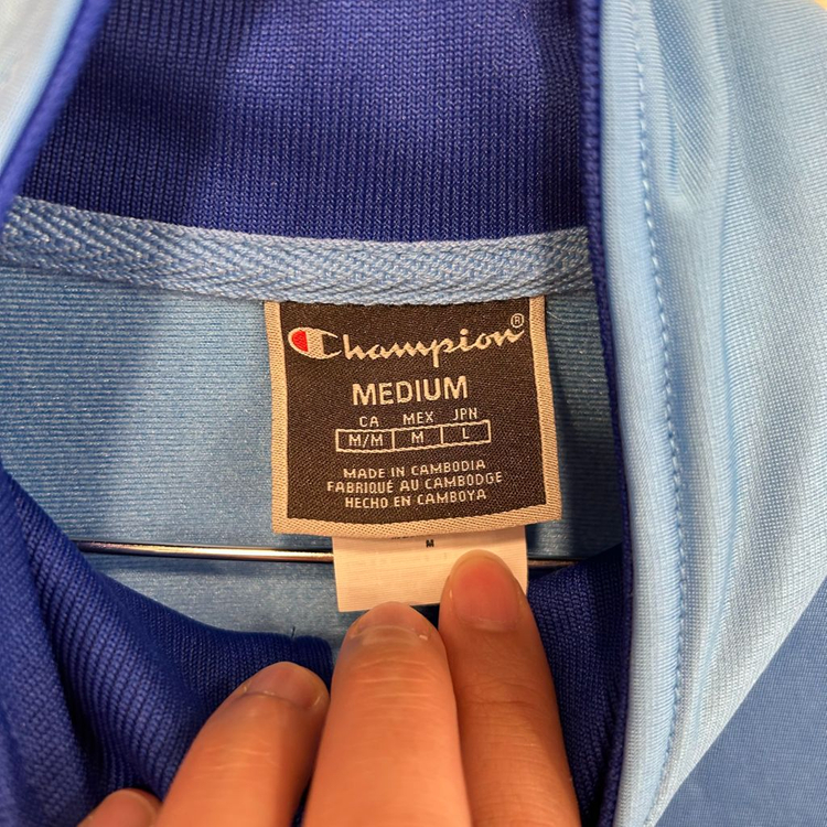 챔피온 올드스쿨 빅로고 글로시 트랙라인 저지 이미지