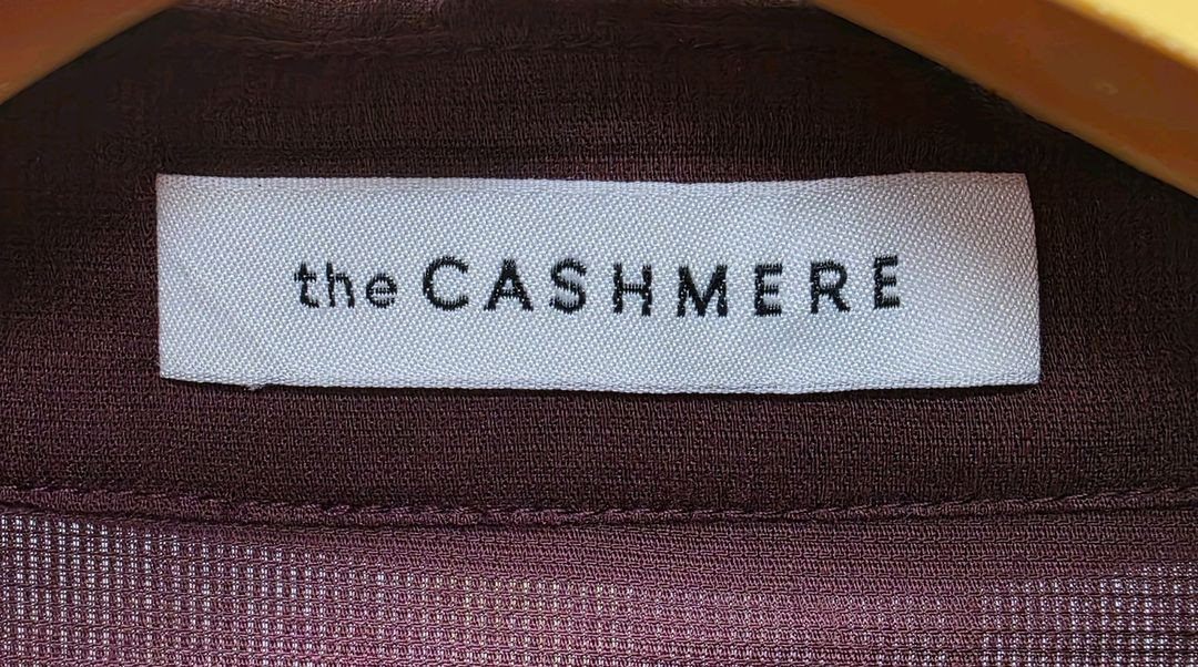 더캐시미어 셔츠형 반팔 롱원피스 55~66 와인 여름원피스 WM70 이미지