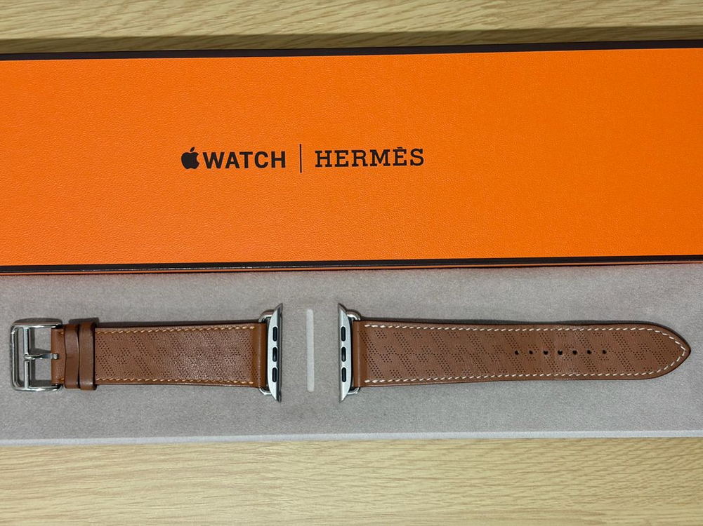 애플워치 에르메스 가죽 스트랩 3종 (44-49mm용) 정품 이미지
