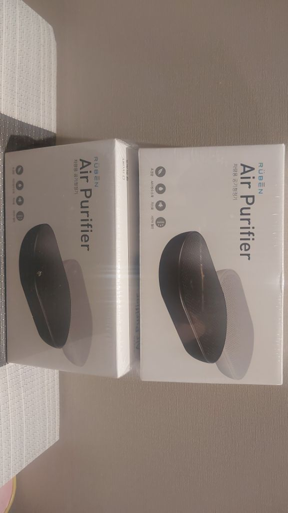 로이첸정품)뤼벤 Air차량용공기청정기미개봉 RUBEN 이미지