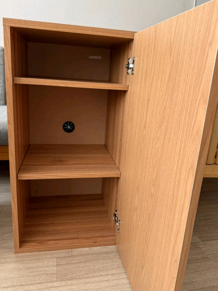 높이조정 수납선반장(무인양품st) 이미지