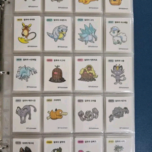 포켓몬띠부씰 시즌4 개봉세트 이미지