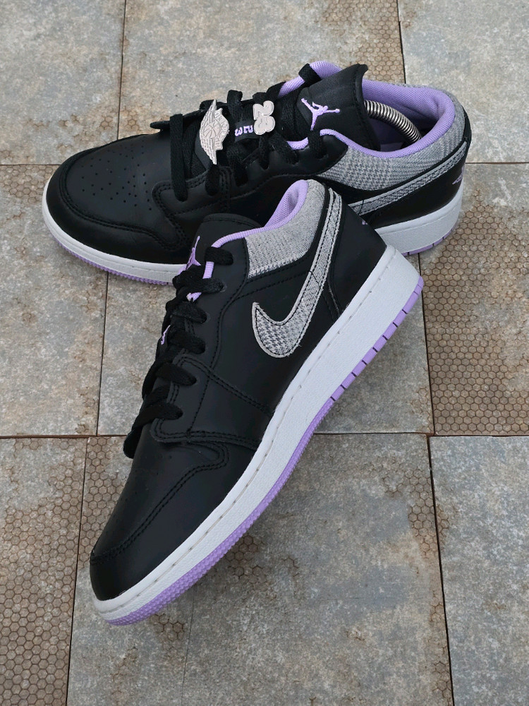 (245)나이키 조던 1 로우 se 블랙 라일락 스니커즈 운동화 이미지