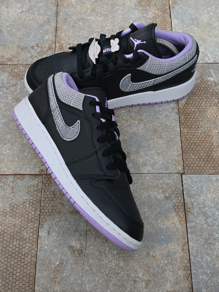 (245)나이키 조던 1 로우 se 블랙 라일락 스니커즈 운동화 이미지
