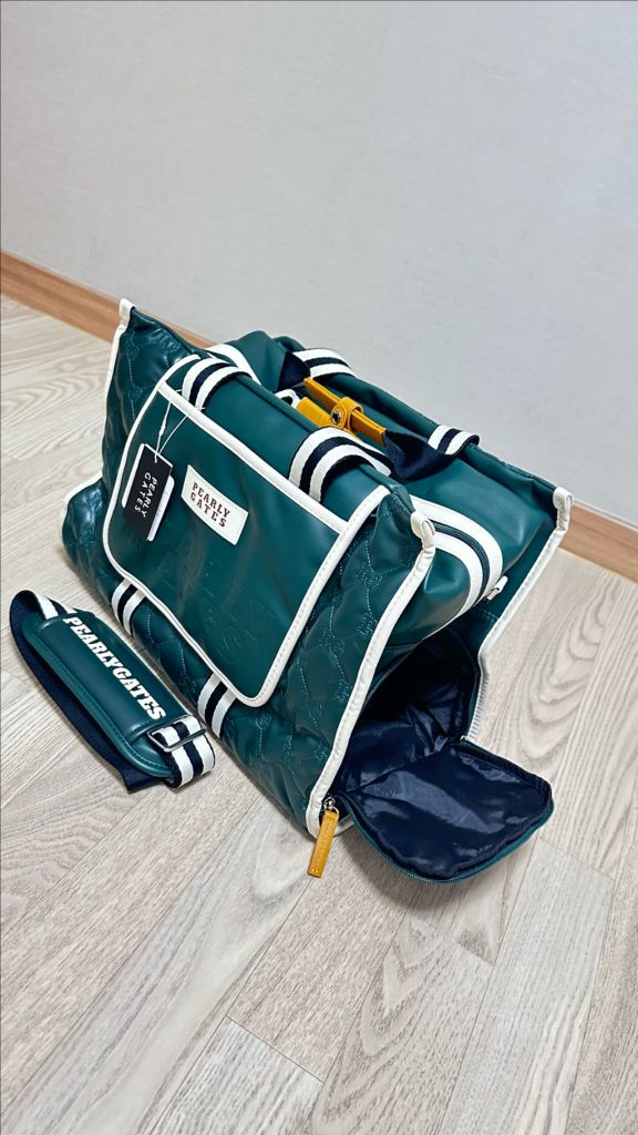 [새상품] 파리게이츠 골프 보스턴백 (카키/그린 컬러) 이미지