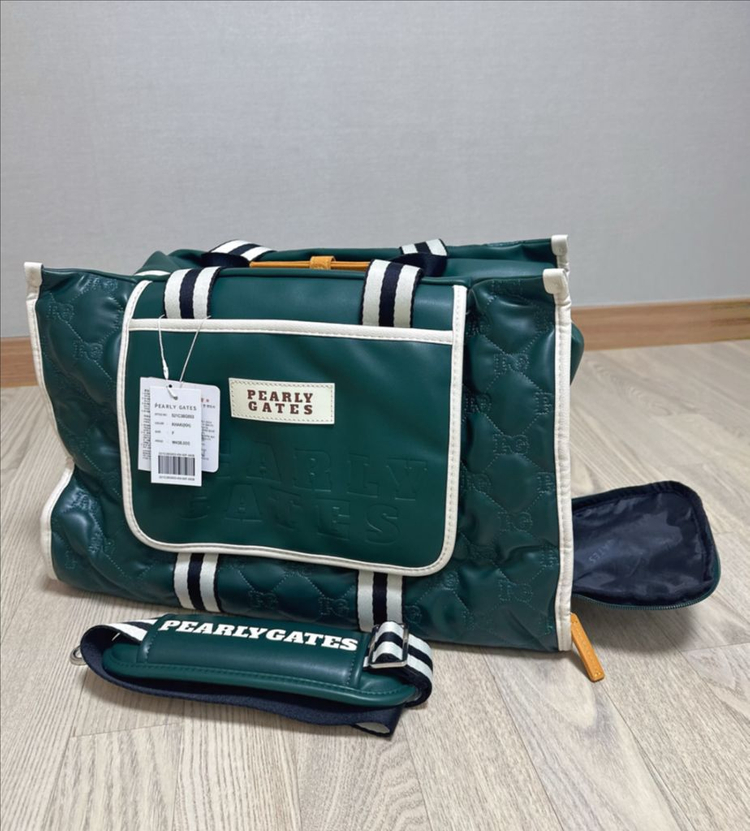 [새상품] 파리게이츠 골프 보스턴백 (카키/그린 컬러) 이미지