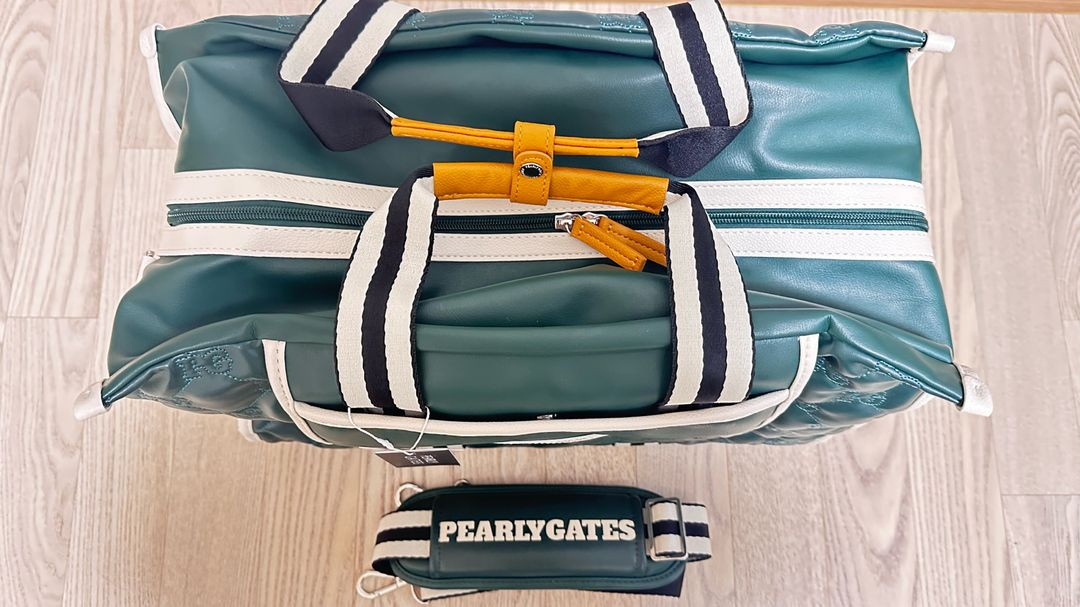 [새상품] 파리게이츠 골프 보스턴백 (카키/그린 컬러) 이미지