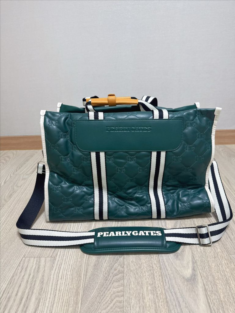 [새상품] 파리게이츠 골프 보스턴백 (카키/그린 컬러) 이미지