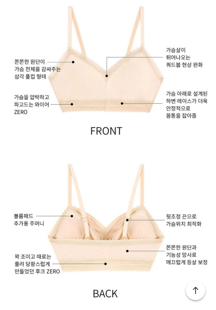 [택 있는 새상품] 컴포트랩 탐탐 브라렛 이미지