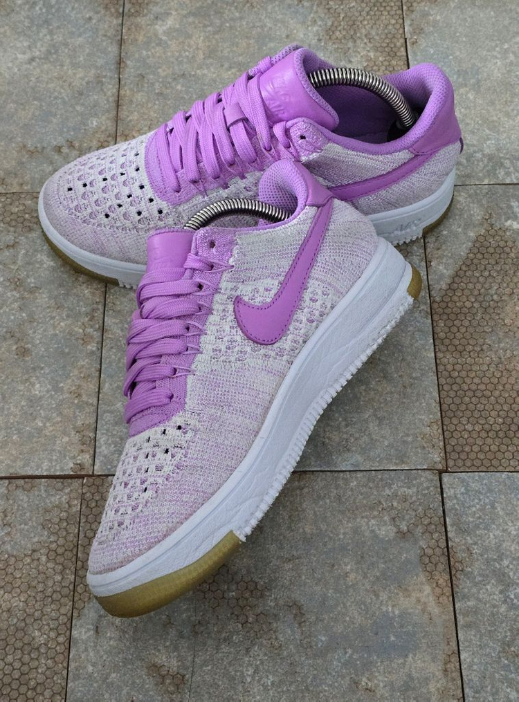 (240)나이키 에어포스 1 로우 플라이니트 푸시아 스니커즈 운동화 이미지