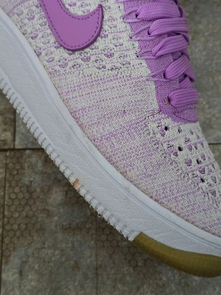 (240)나이키 에어포스 1 로우 플라이니트 푸시아 스니커즈 운동화 이미지