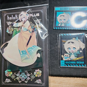홀로라이브 홀록스 카자마 이로하 애니플러스 한정 굿즈 일괄 이미지