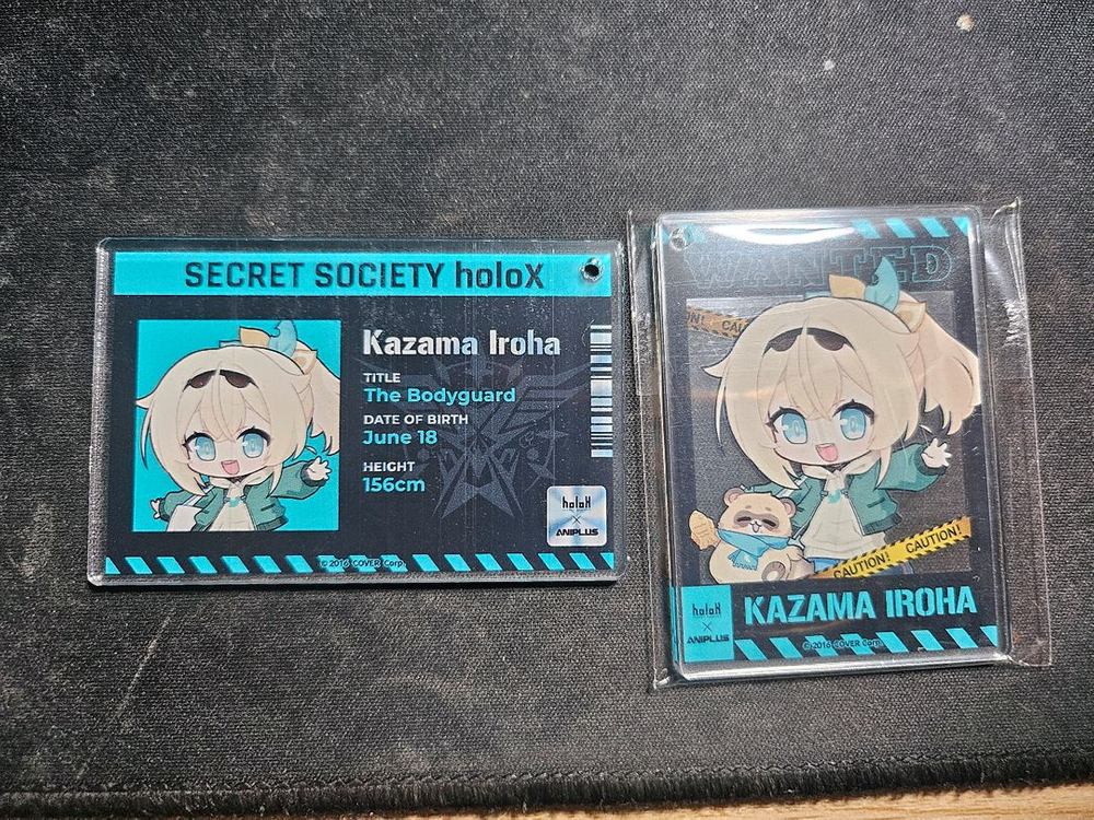 홀로라이브 홀록스 카자마 이로하 애니플러스 한정 굿즈 일괄 이미지