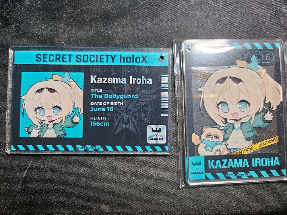 홀로라이브 홀록스 카자마 이로하 애니플러스 한정 굿즈 일괄 이미지