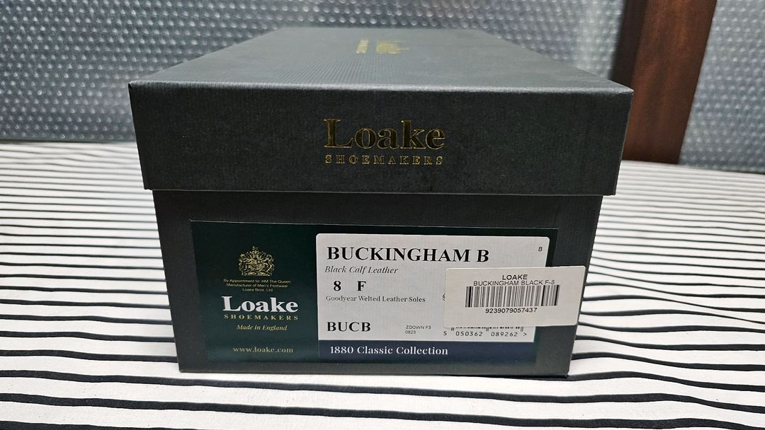 LOAKE 로아크(로크) 버킹엄 블랙 270사이즈(민트급,실착1회,정가 60만원대) 이미지