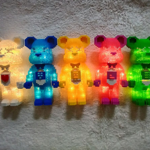 LED 나노블럭 곰돌이 5종세트 이미지