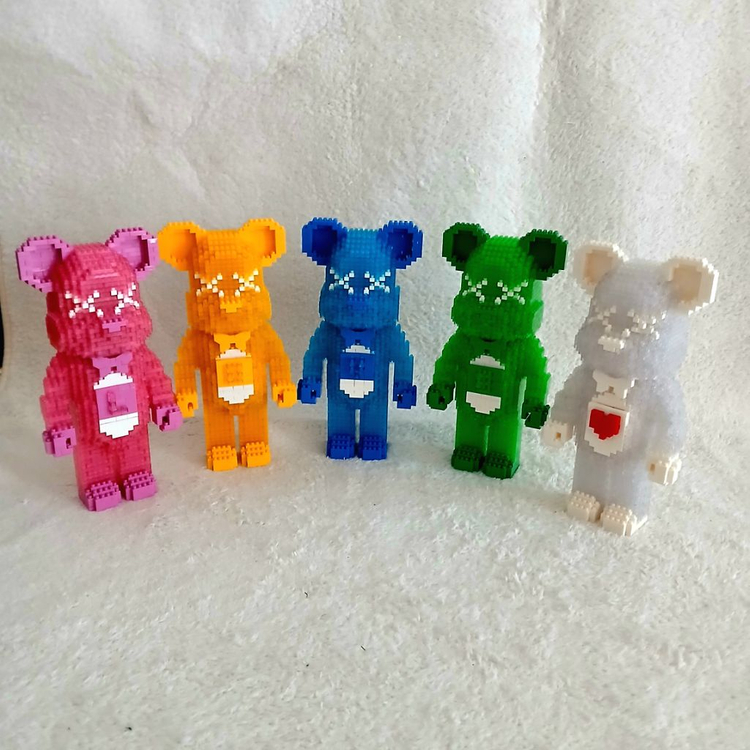 LED 나노블럭 곰돌이 5종세트 이미지