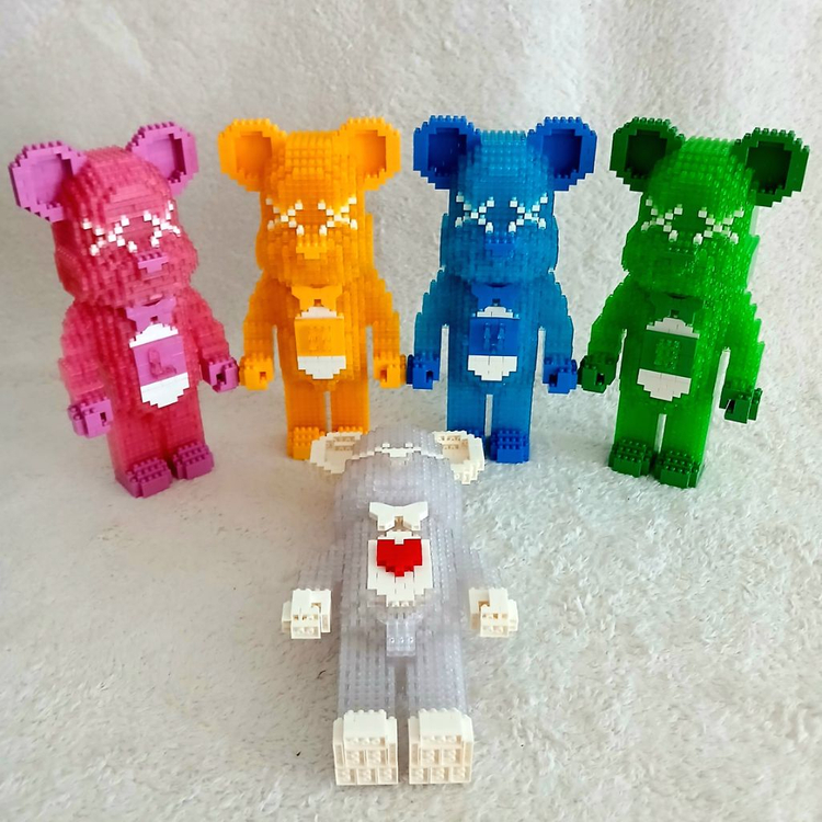 LED 나노블럭 곰돌이 5종세트 이미지