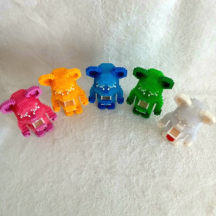 LED 나노블럭 곰돌이 5종세트 이미지