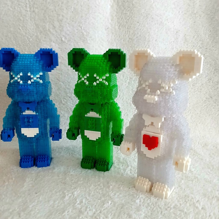 LED 나노블럭 곰돌이 5종세트 이미지