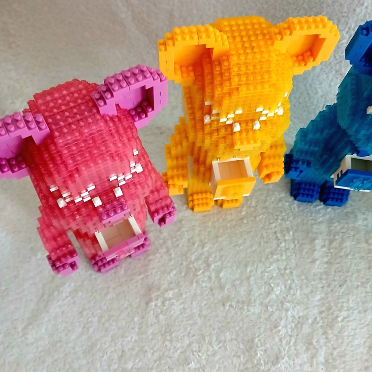 LED 나노블럭 곰돌이 5종세트 이미지