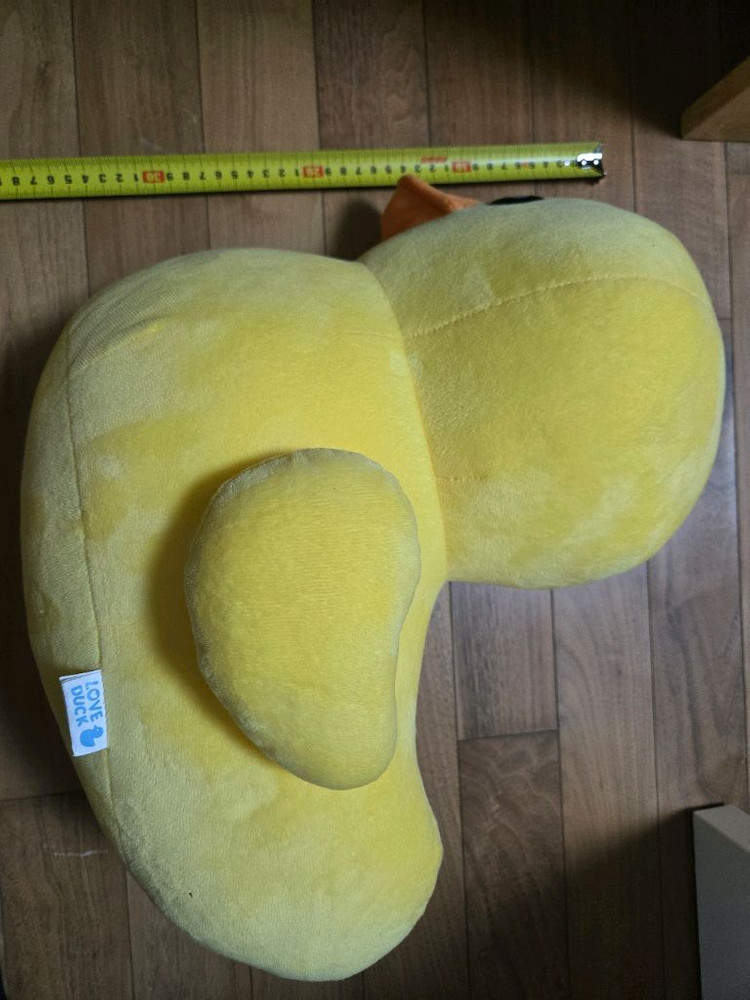 (가격내림) 노랑 오리 쿠션 인형 이미지