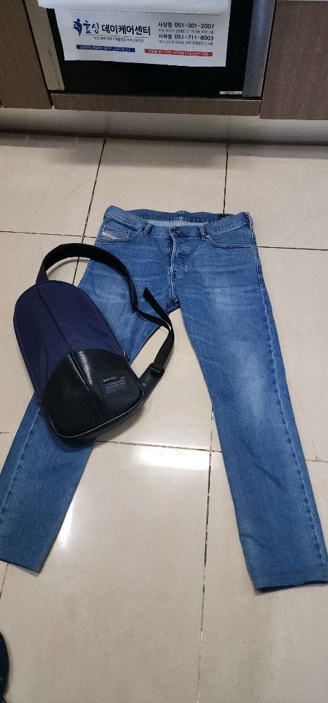 디젤 YENNOX 데님팬츠31~32/ DIESEL 웨이스트백 이미지