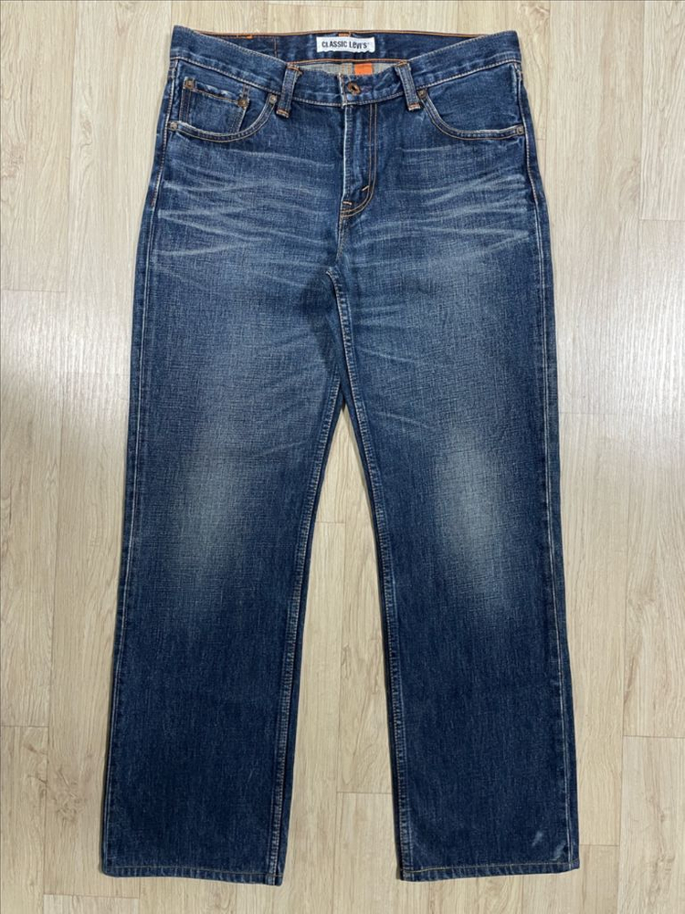30) 00s 리바이스 재팬 클래식 502 하드워싱 데님팬츠(일본제)RRL&LVC&폴로 이미지