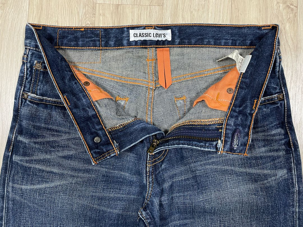 30) 00s 리바이스 재팬 클래식 502 하드워싱 데님팬츠(일본제)RRL&LVC&폴로 이미지
