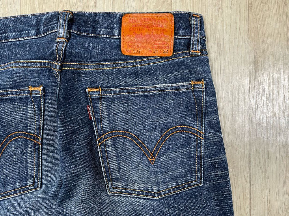 30) 00s 리바이스 재팬 클래식 502 하드워싱 데님팬츠(일본제)RRL&LVC&폴로 이미지