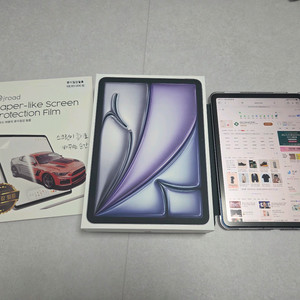 아이패드 에어11 m4 128기가 셀룰러 + 애플케어 포함 판매 이미지