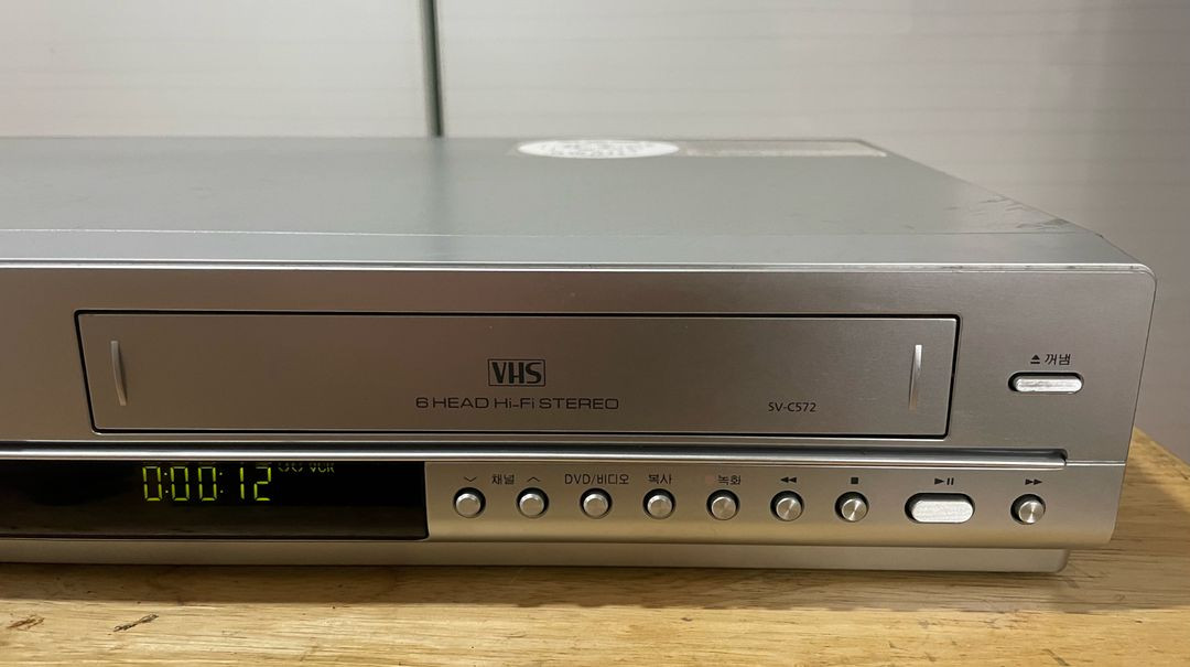 삼성 콤보 비디오 플레이어 VHS 플레이어 상태 좋은 제품 팝니다 DVD 는 안됨. 이미지