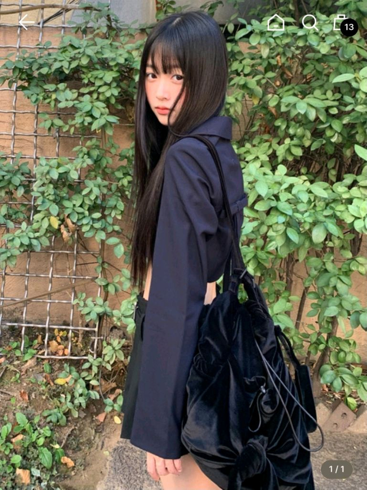 아떼바네사브루노 르봉 [RUBAN] 아이보리 리본 백팩 겸 숄더백 S 이미지