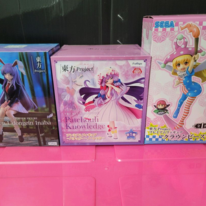 레이센 파츄리 클라운피스 미소녀 피규어 동방프로젝트 서브컬처 고전 이미지