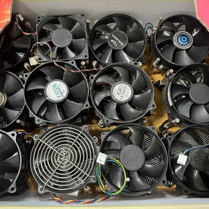 CPU 쿨러 팬 모음 (KDK/AVC/LS Cable 등) 컴퓨터 시피유 이미지