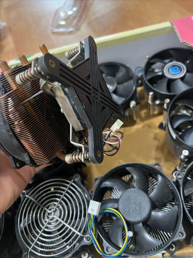 CPU 쿨러 팬 모음 (KDK/AVC/LS Cable 등) 컴퓨터 시피유 이미지