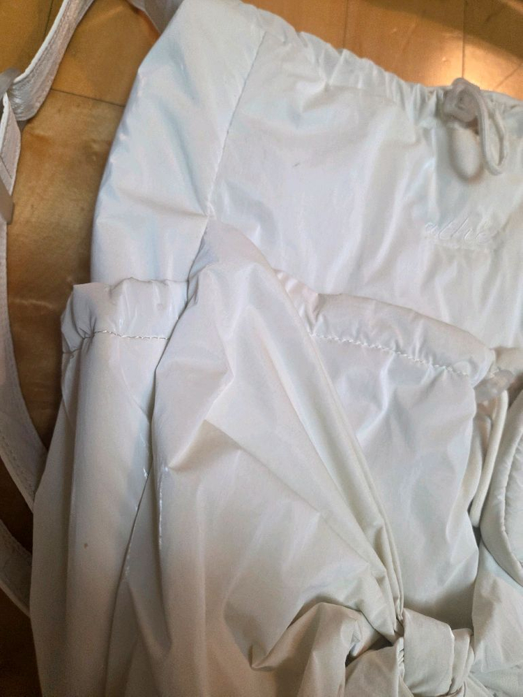 아떼바네사브루노 르봉 [RUBAN] 아이보리 리본 백팩 겸 숄더백 S 이미지