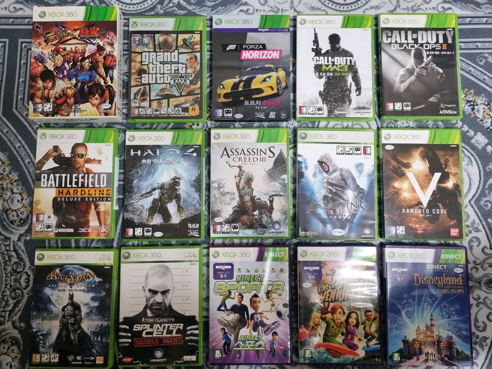 XBOX 360 키넥트 250GB 풀세트 이미지