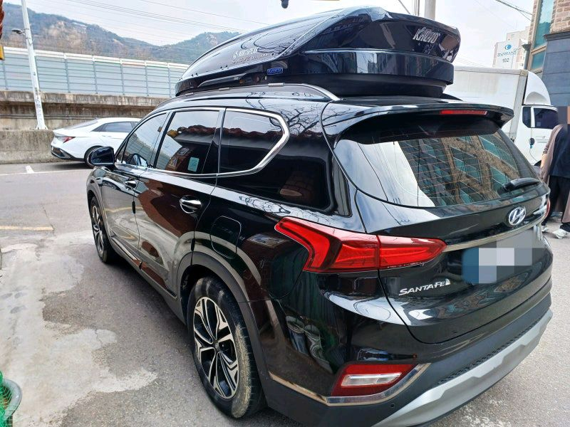 싼타페tm 코토일체형루프박스 블랙,화이트 중고 이미지