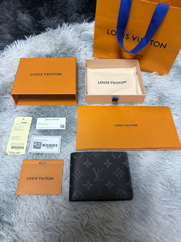 [새상품급/풀구성]루이비통 모노그램 이클립스 반지갑 이미지