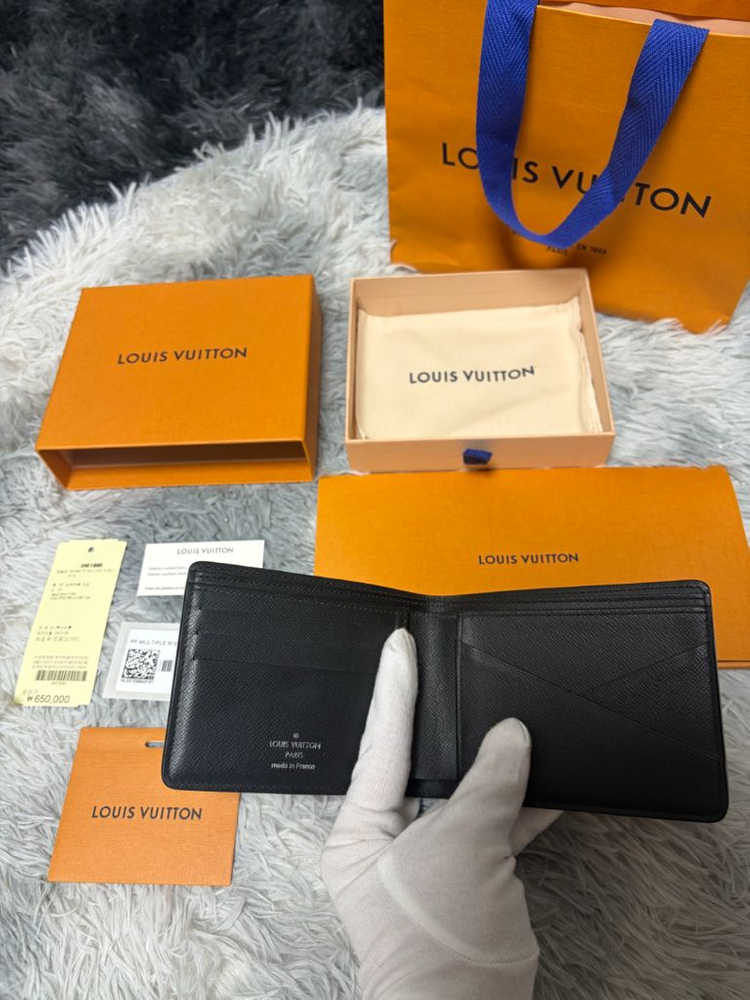 [새상품급/풀구성]루이비통 모노그램 이클립스 반지갑 이미지
