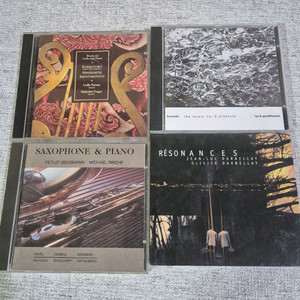 클래식 CD 4장 묶음 첼로 피아노 색소폰 연주곡 감성 음악 이미지