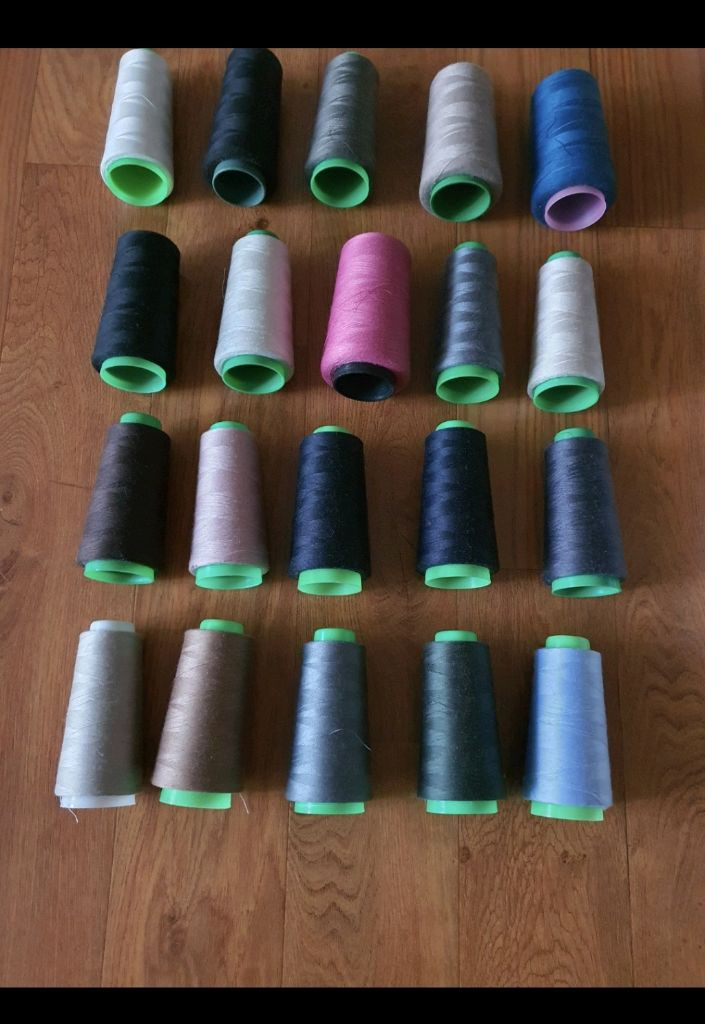 미싱연습용 박음질 연습용 커텐 여러개+미싱실20개 합 저렴하게 2만5천원 이미지