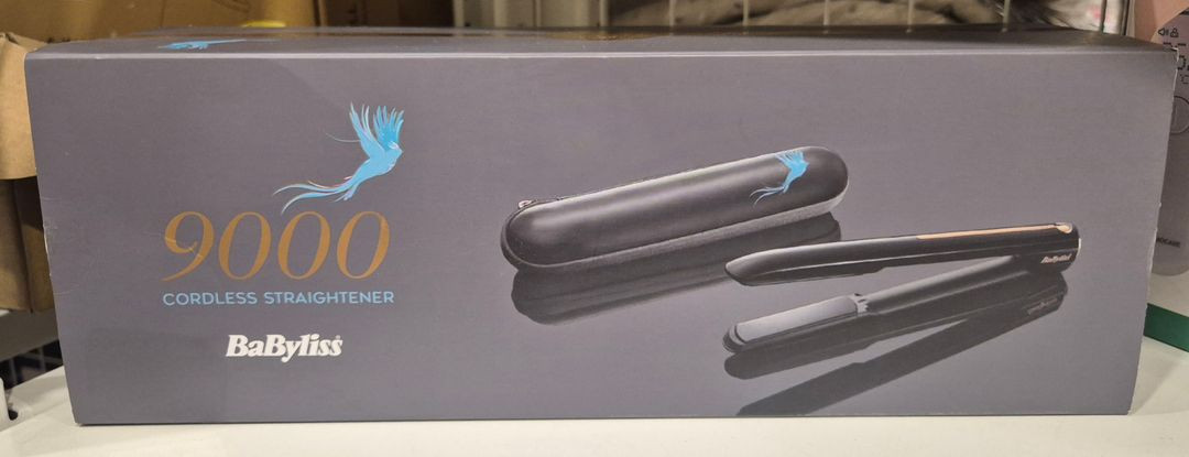 바비리스 9000 코드리스 스트레이트너 고데기 헤어샵 미용실 이미지