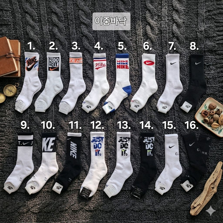 [5+1]110종/나이키 알로 아이앱 양말 이미지