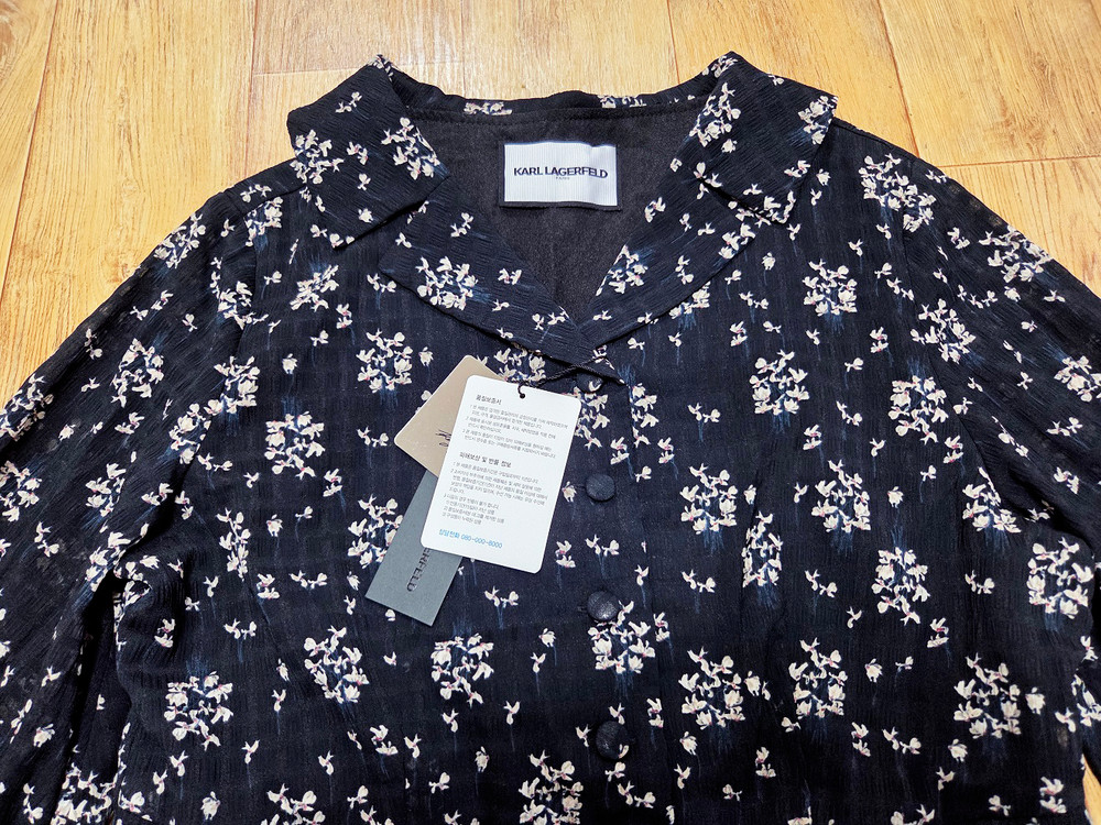 칼라거펠트(Karl Lagerfeld) 플라워패턴 원피스 66 새상품 이미지