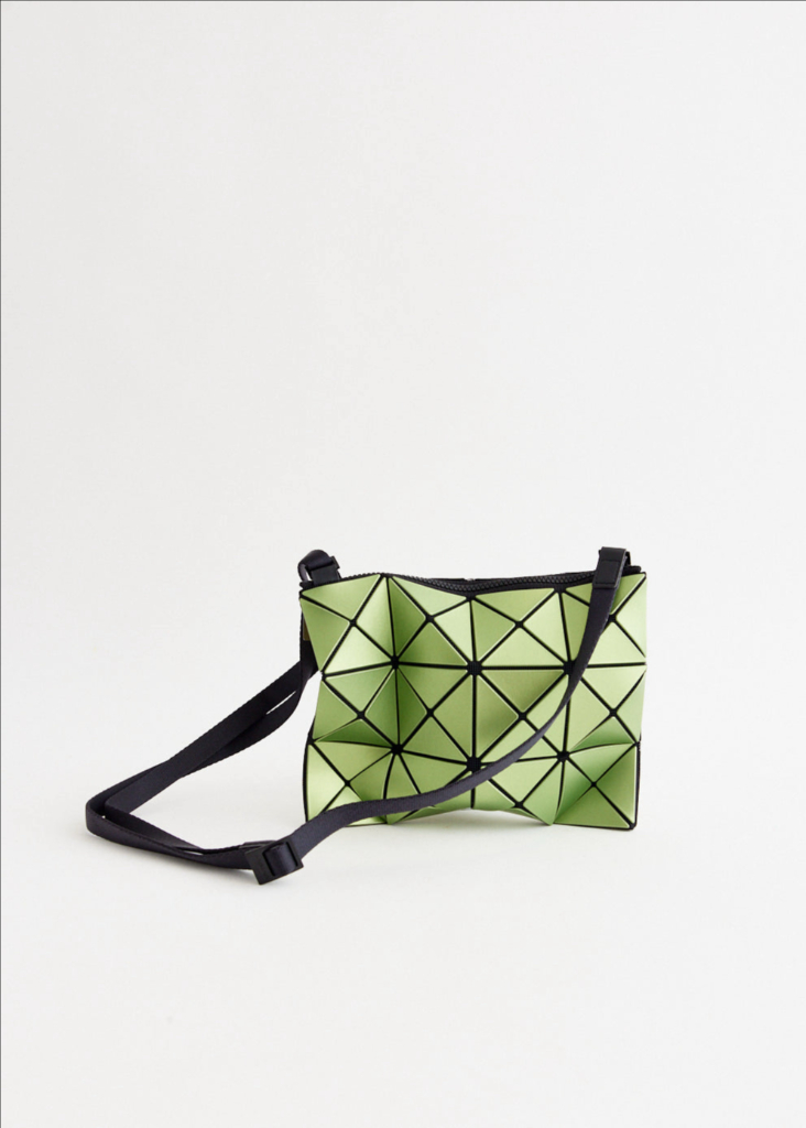 바오바오 루센트 크로스바디백 Lucent W Color Crossbody Bag 그린컬러 양면 이미지