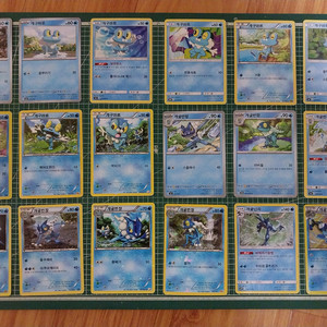 포켓몬카드 개구마르,개굴반장,개굴닌자 일반카드 18종 일괄 이미지