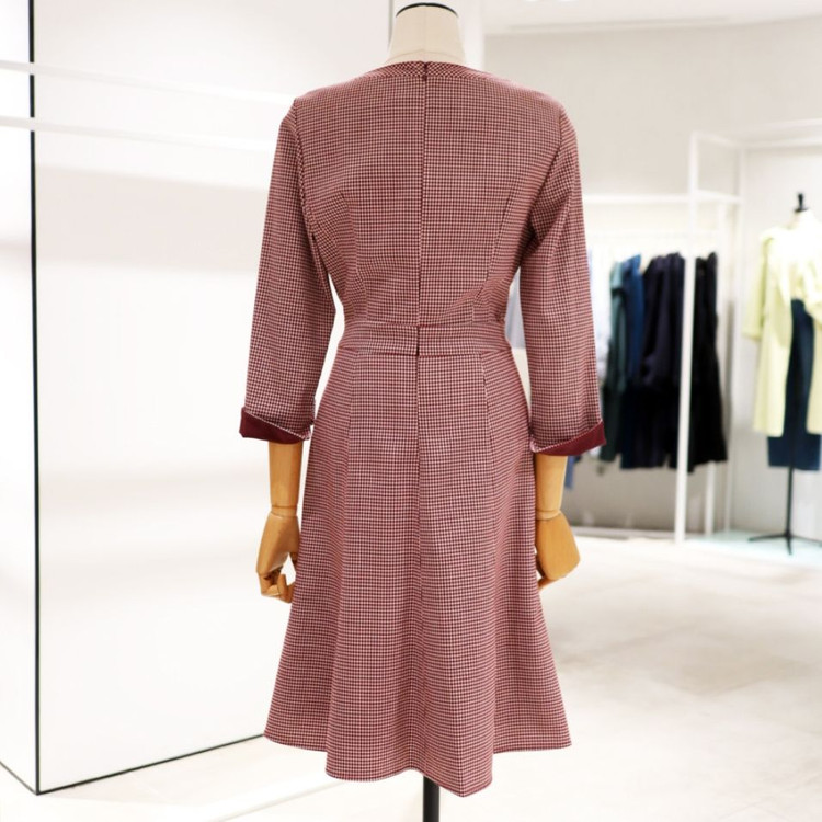 잇미샤(it michaa) 벨티드 체크원피스 55 이미지